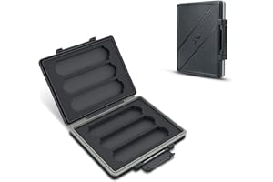 6 Slots M.2 2280 2260 2240 2242 2230 Case, M.2 SSD Holder Storage, M.2 Drive Storage NVMe M.2 2280 SSD Card Case Water-Resist