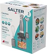Salter Cosmos 3 in 1 Hand Blender Whisk Chop Food Processor 350W EK2827GUNMETAL view 3