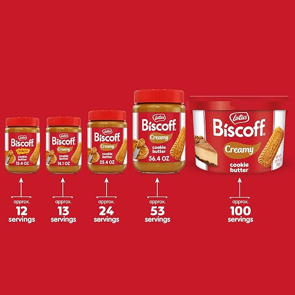 LOTUS BISCOFF – COOKIE BUTTER SPREAD – CREAMY -NON GMO – VEGAN- 105.8OZ PAIL