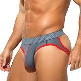 KAREN SPACE Men's Jock Strap Sexy Underwear, Mens Breathable Mesh Jockstraps Athletic Supporter Sports Underwear