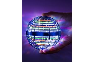 OWLRUN 2025 Latest Cool Boys Toys Flying Orb Ball Toys for Ages 8-13 Hand Controlled Boomerang Hover Balls Mini Drone Flying Spinner UFO Magic Ball Christmas Birthday Gifts for Boys Girls