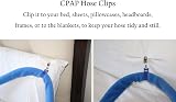 Aveen 6 ft CPAP Hose Cover with 4 Clips Fleece Insulated Zipper view 3