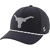 ZHATS NCAA Unisex-Adult NCAA Officially Licensed Rope Hat Snapback Performance Black