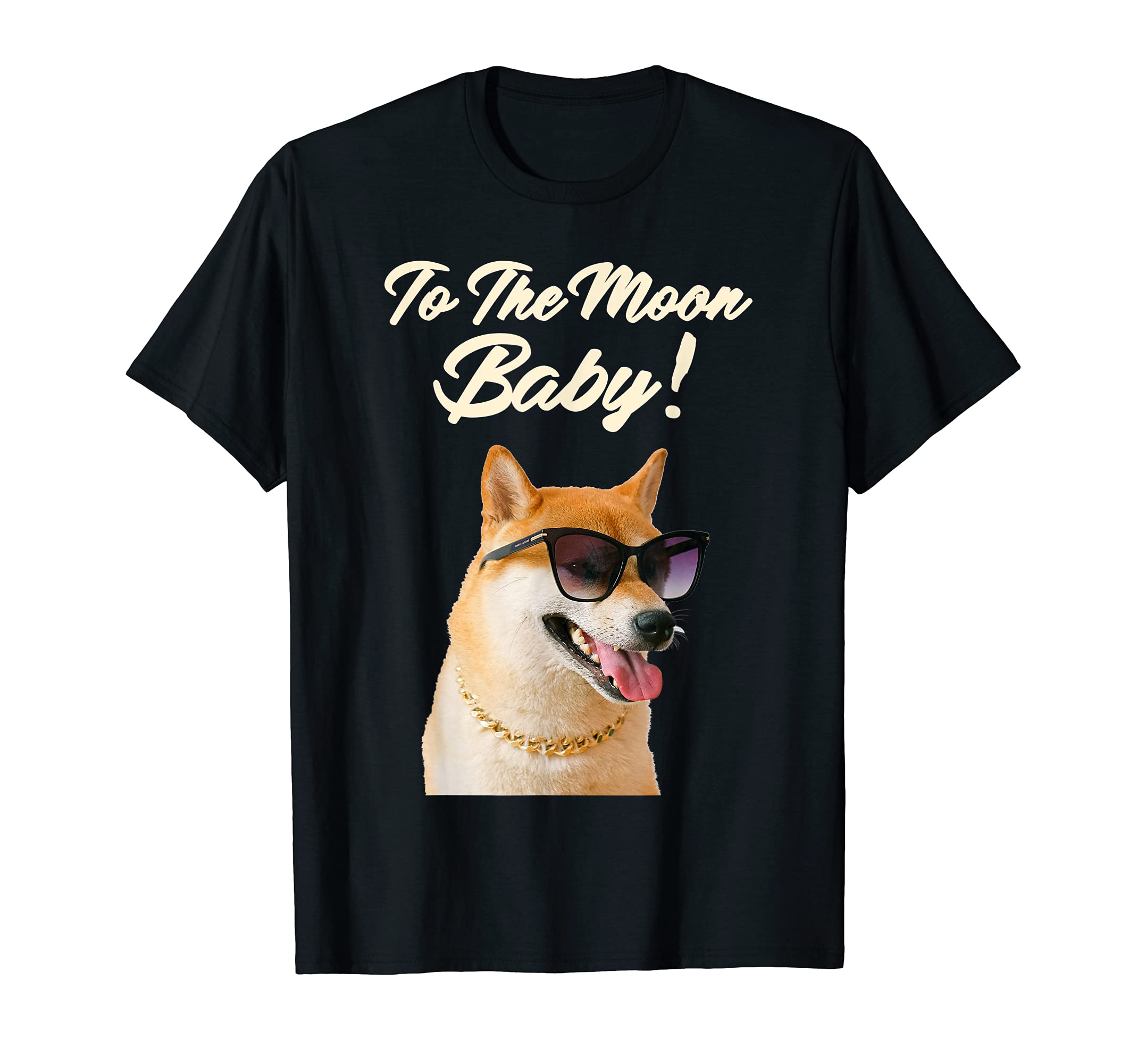 Shiba Inu To The Moon Cryptocurrency Coin Shib Meme Hodl T-Shirt