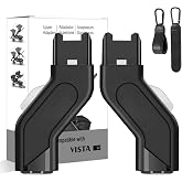 Upper Adapter Accessories Compatible with UPPAbaby Vista Strollers V2/V3 | Adapters Offer Extra Space for Vista V2/V3 Strollers and Are Also Compatible with Aria Infant Car Seat &amp; Vista Toddler Seat