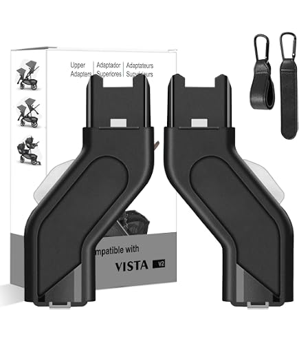 Compatible with Graco to Compatible with Uppababy Cruz/Vista Adapter (2pc)