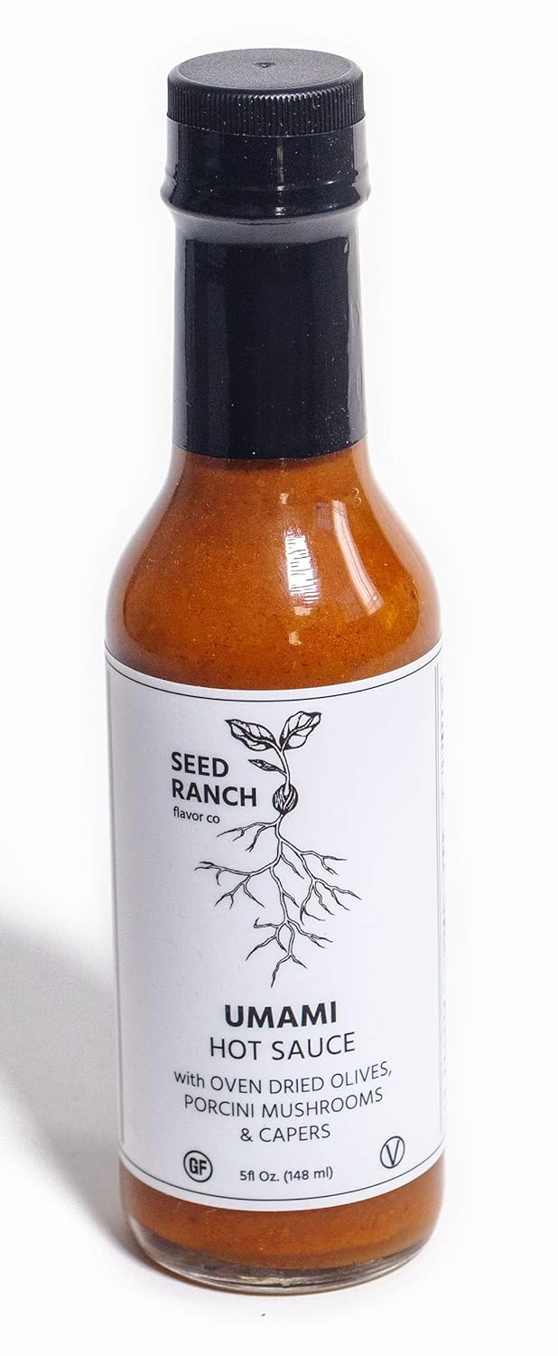Seed Ranch Flavor Co. - Umami Sauce (Mild) - Organic Gourmet Savory Sauce for Cooking, Marinating, Grilling, and Dousing