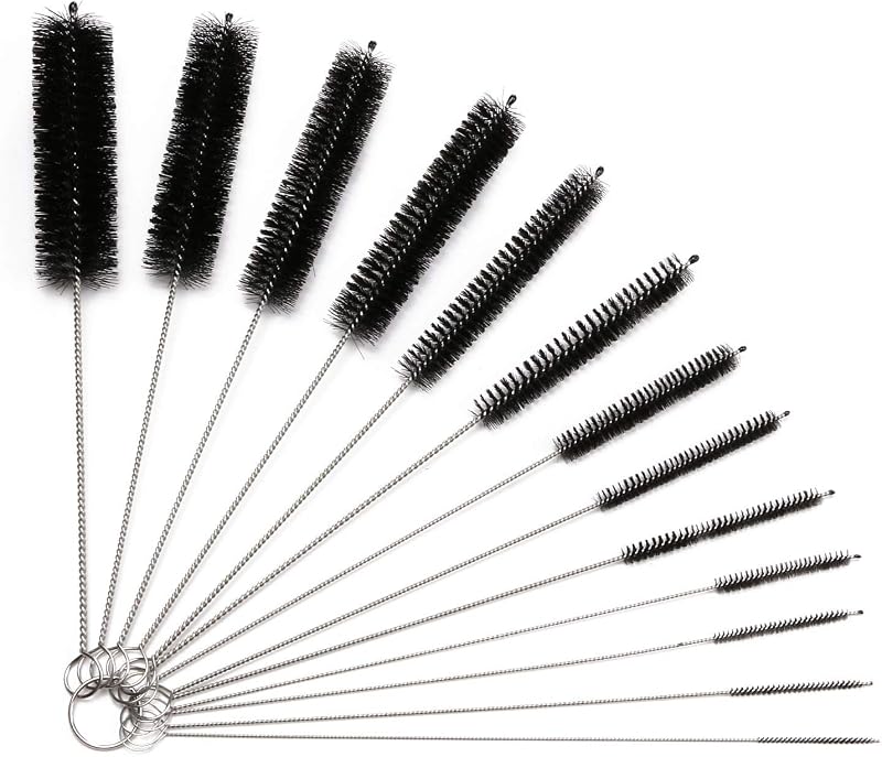 Vicloon 13 Pcs Bottle Cleaning Brushes Nylon Tube Brush Set 21 cm
