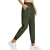 Libin Women's Cargo Joggers Lightweight Quick Dry Hiking Pants Athletic Lounge Casual Travel