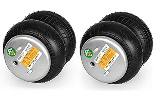 2 pack of TORQUE Double Convoluted Air Spring Bag (Replaces Firestone 7659, W01-358-7659, Hendrickson 5079) (2 x TR7659)