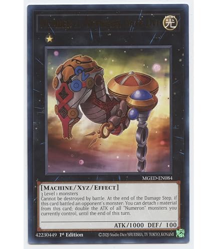 number 1 yugioh card Amazon.com: Number C1: Numeron Chaos Gate Sunya - MGED-EN082 - Rare