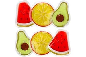 ALIERGO Kids Ice Packs for Boo Boos, 6 Pcs, FSA Eligible HSA, Small Gel Packs for Injury Reusable Baby Toddler Hot Cold Compress Mini Get Well Gifts for Body Pain Relief, Toothache, Fever, First Aid Recovery