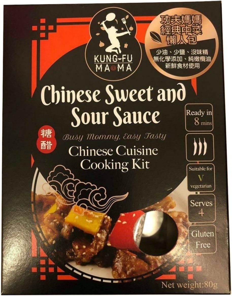 SRH KUNG FU MAMA, Chinese Sweet & Sour Sauce, Chinese Cuisine Sauce Kit