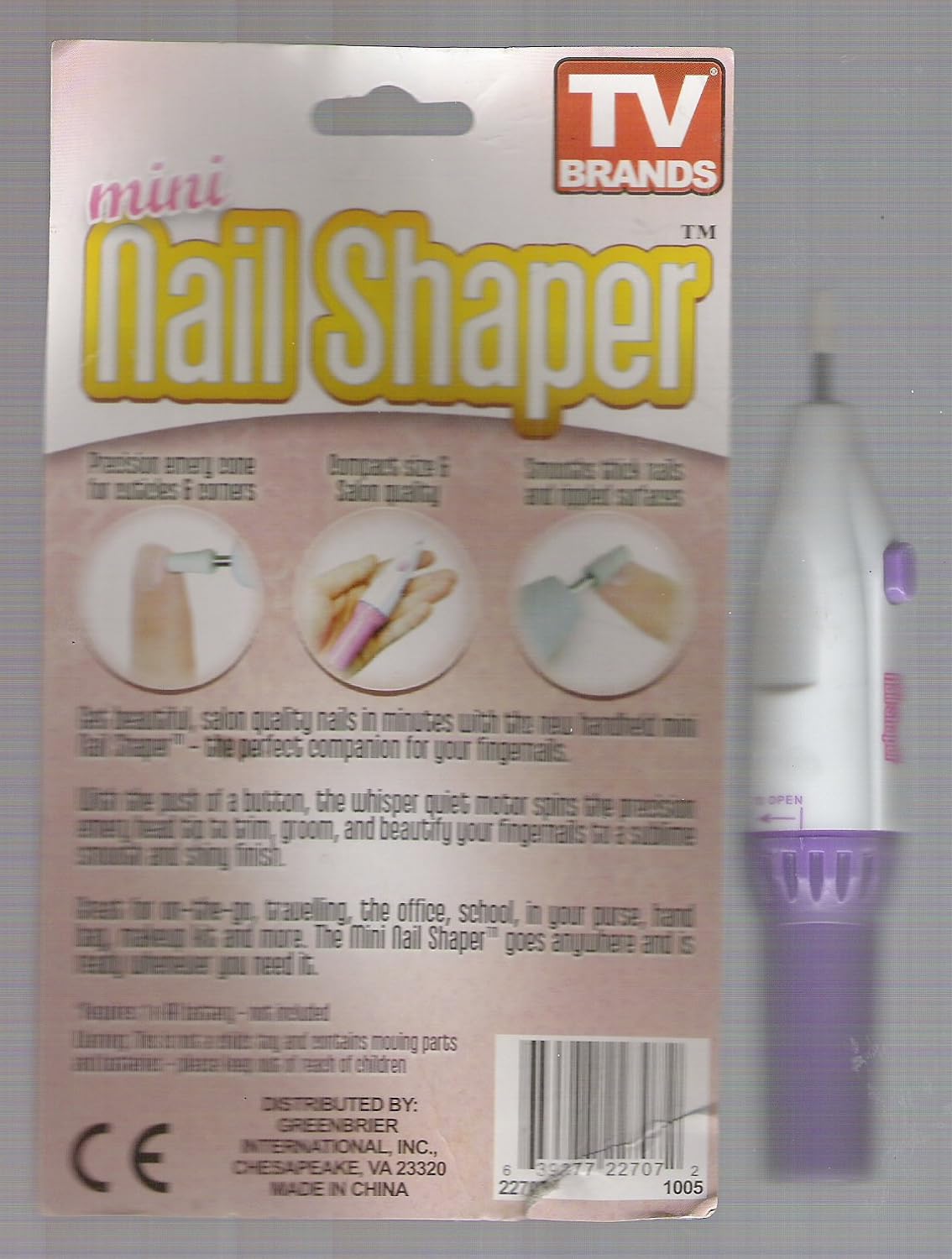 Mini Nail Shaper By TV Brands Nail Files And Buffers