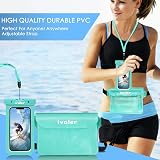 ivoler Waterproof Pouch Bag Phone Case Green view 8