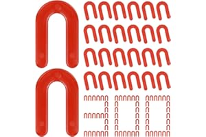 DGSL Tile Leveling System Tile Spacers, 1/8 Inch 300PCS Horseshoe Shim U Shaped Plastic Tile Leveling Clips for Various Types