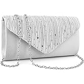 TINDTOP Evening Clutch Purses for Women Handbags for Formal Wedding Party Cocktail Prom Crossbody Shoulder Envelope Bag | for Formal Wedding, Party, Cocktail, Prom, for Formal Wedding, Party