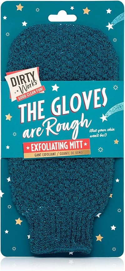 Dirty Works Exfoliating Mitt - The Gloves are Rough for Smooth Skin