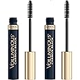 L'Oreal Paris Makeup Voluminous Original Washable Bold Eye Volume Building Mascara, Builds Lashes up to 2X Natural Thickness, Smudge Free, Clump Free, Carbon Black, 2 count