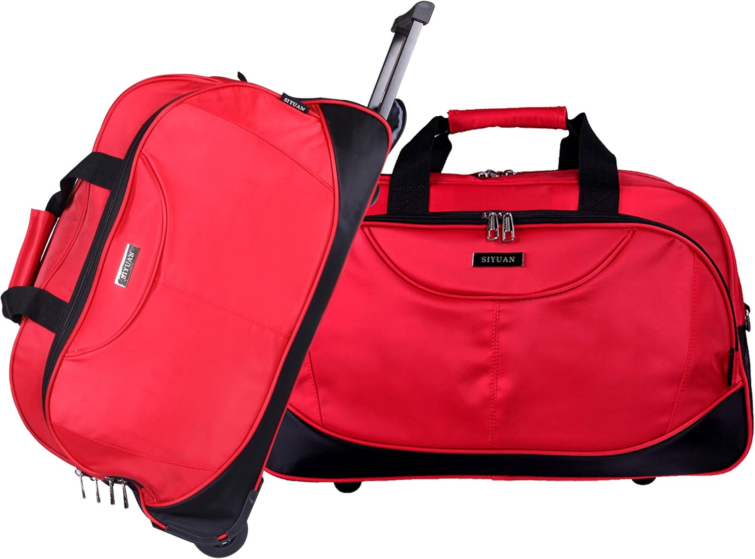 SIYUAN Luggage Bag Rolling Set Women Men Travel Duffel Weekender Bags