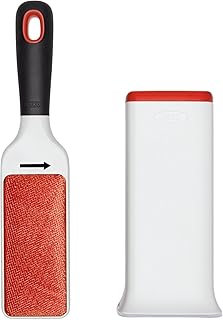 OXO Good Grips FurLifter Selbstreinigende Kleiderbürste, Plastik, weiß