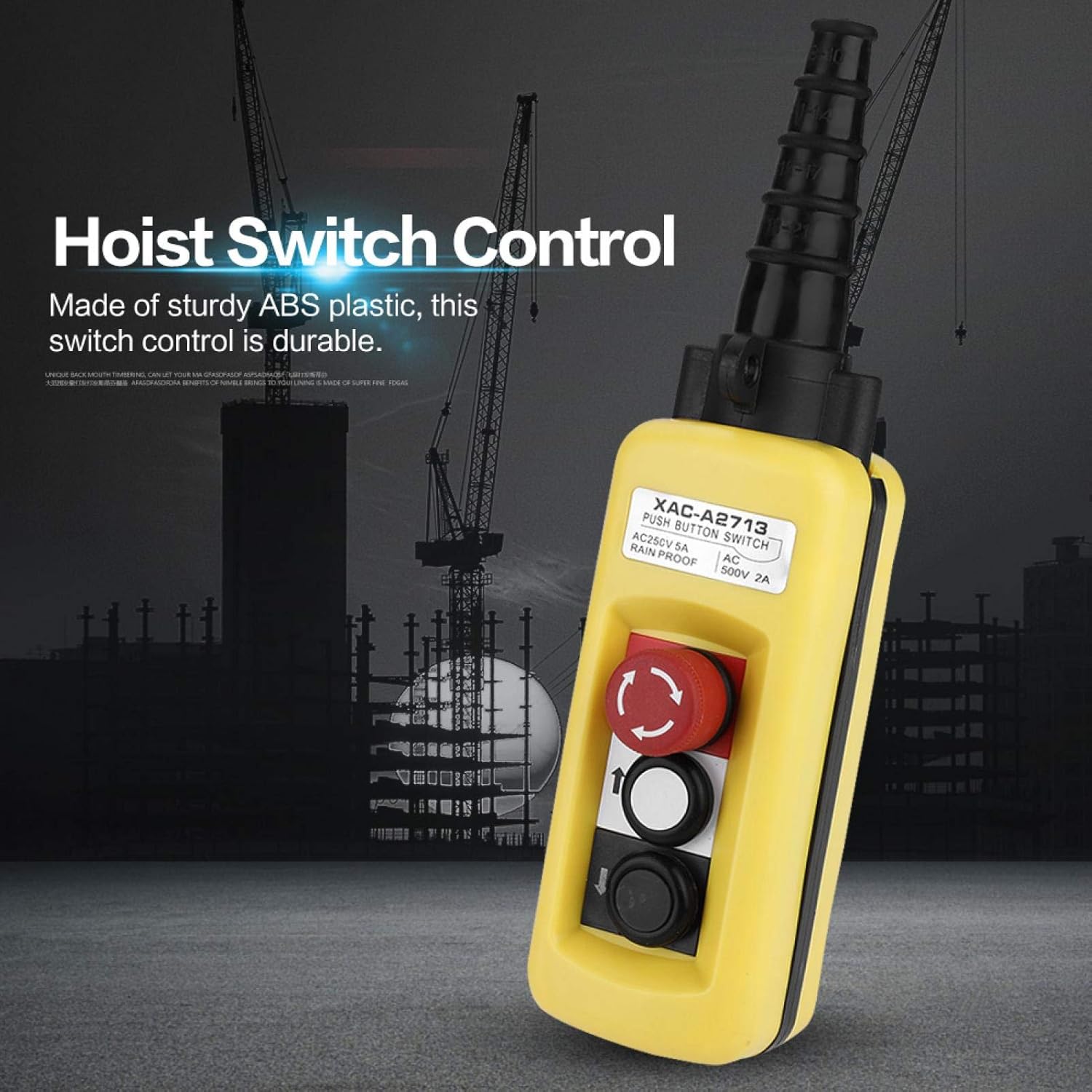 Hoists & Accessories Crane Chain Hoist Push Button Switch Lifting