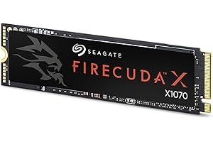Seagate FireCuda X1070 1TB Internal Solid State Drive SSD - M.2 PCIe Gen4 3D QLC NAND Technology, Rescue Services (ZP1000GS3A