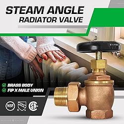 Midline Valve 6I364 Steam Radiator Valve; Air Vent