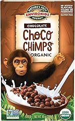 EnviroKidz Organic Choco Chimps Cereal, 10 oz (Pack of 1), Chocolate, Gluten Free, Non-GMO, Fair Trade, by Nature's Path