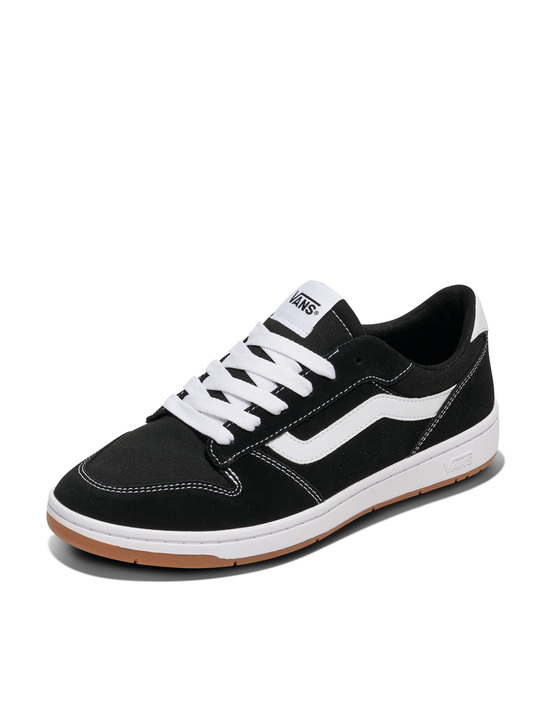 Vans Men's Ryland Suede Trainers, White/Black