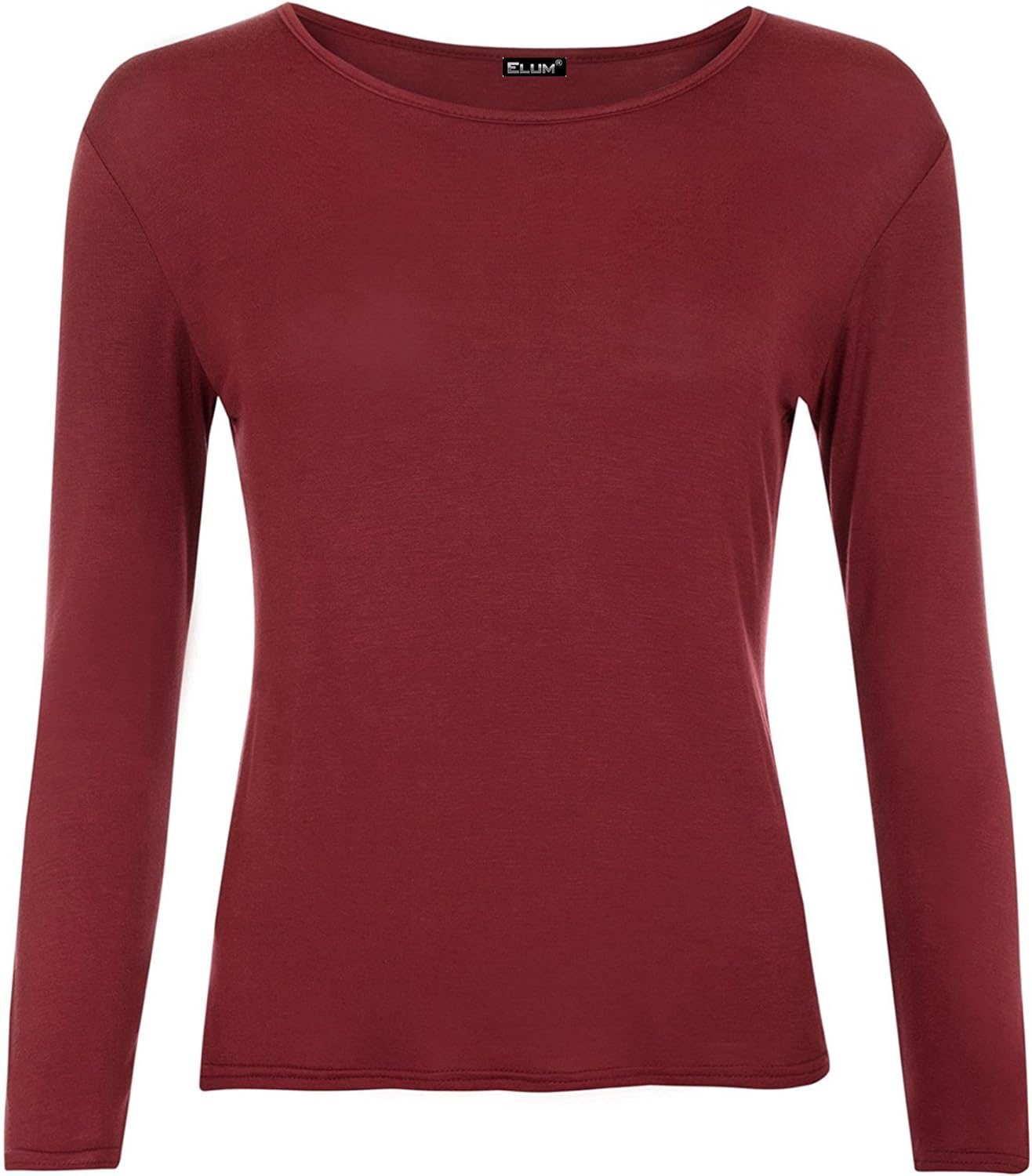 WearAll Damen-Langarmshirt, Größe XXL (48 - 50), rot: Amazon.de: Bekleidung