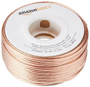 AmazonBasics 16-Gauge Speaker Wire - 100 Feet