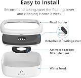 Petace Non Spill Dog Water Bowl 1.3 L 44 oz with Floating Disk view 4