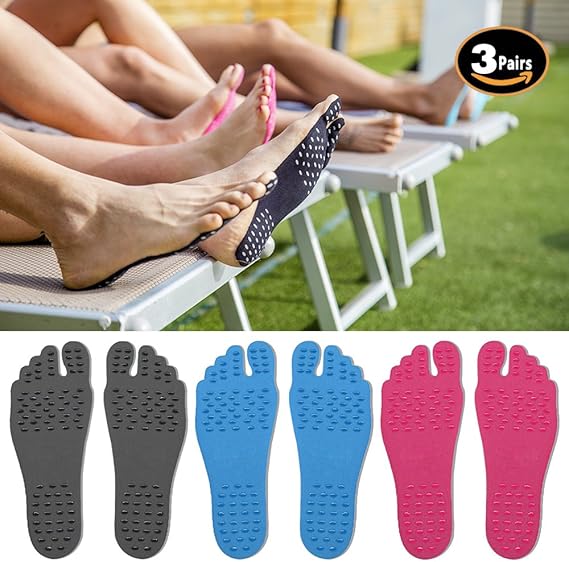 Barefoot Pad, ipeak strapazierfähig rutschfest wasserfest Füße Pads für