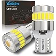 Yorkim 194 LED Bulb 6300K White, 168 2825 W5W T10 LED Light Bulb Error Free for License Plate, Dome, Map, Courtesy, Side Marker Lights, Pack of 2