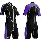 Cressi Women's Full Front Zip Wetsuit for Swimming, Snorkeling, Scuba Diving - Thermal 2 mm Neoprene - Lido: Designed in Italy