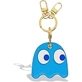 Sonix Keychain Case Compatible with Apple AirTag | Protective AirTag Cover Keychain Charm | Pac-Man Classic - Inky