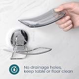 TAILI Suction Soap Dish Shower Holder Chrome 5 kg Tub Sink Organizer view 6