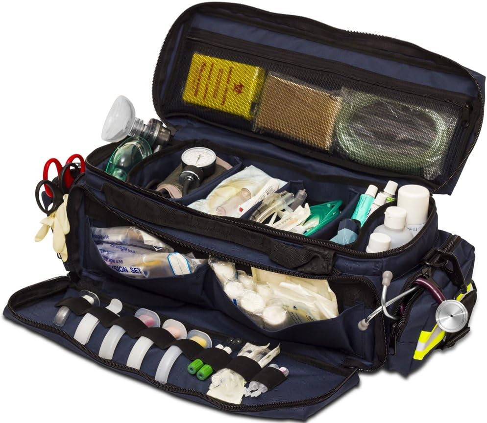 ELITE BAGS Queralto Oxygenotherapy Emergency Organizer Bag 1 Piece, Blue - Image 3