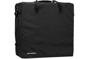 We Sell Mats Shoulder Bag for Carrying Tradeshow Flooring, Interlocking EVA Foam Mats & Other Tiles, Black, 25 in x 25 in x 14 in (BAGC)
