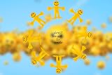 SHATCHI 30 Yellow Stretchy Men Party Bag Fillers Kids Gifts Unisex view 6