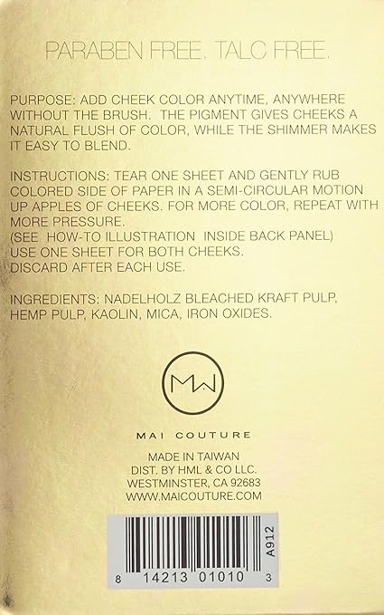 mai couture blush papier