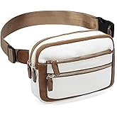 Amxnx Belt Bag for Women Fanny Pack Crossbody with Adjustable Strap Fashion Leather Waist Packs