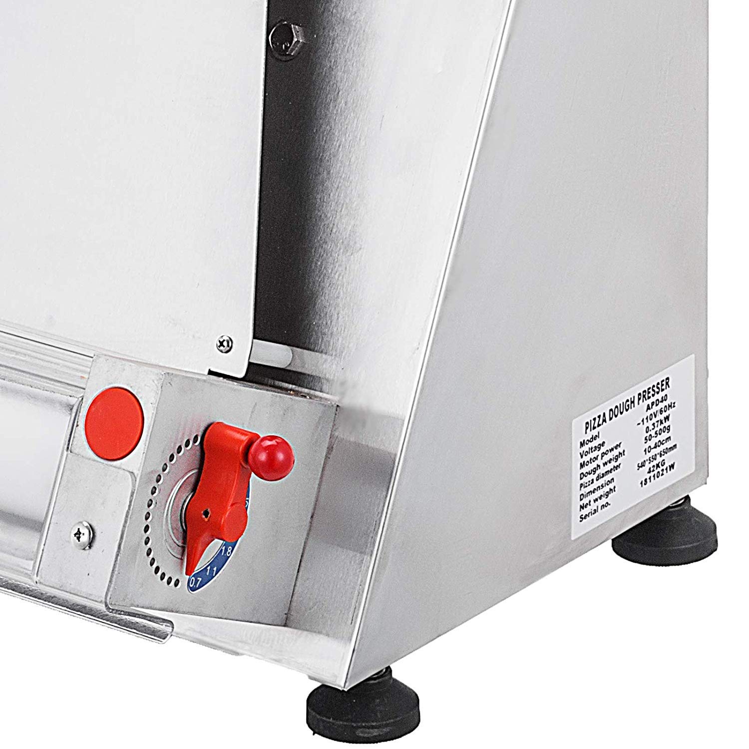 VEVOR Commercial Dough Roller Sheeter 15.7inch Electric Pizza Dough