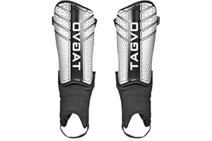 TAGVO Soccer Shin Guards for Kids Youth Adults, Protective Soccer Equipment for Boys Girls Men, Soccer Shin Pads for Kids