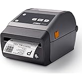 Zebra ZD620d Direct Thermal Desktop Printer 203dpi Print Width 4-Inch with Cutter Bluetooth & Ethernet Serial USB | ZD62042-D21F00EZ
