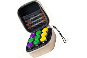 Coolings Portable Vial with 9 Slots for Standard Vials Travel Storage Case Coolings Storage Case