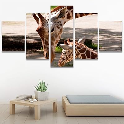 SIGNWIN 5 Panel Canvas Wall Art Modern Art...