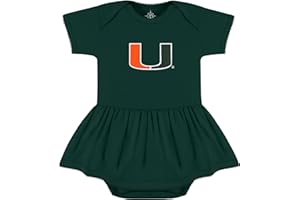 Creative Knitwear College Baby Picot Bodysuit Dress - Team Logo, Multiple Colors, for Baby Girls (0-24 Months)