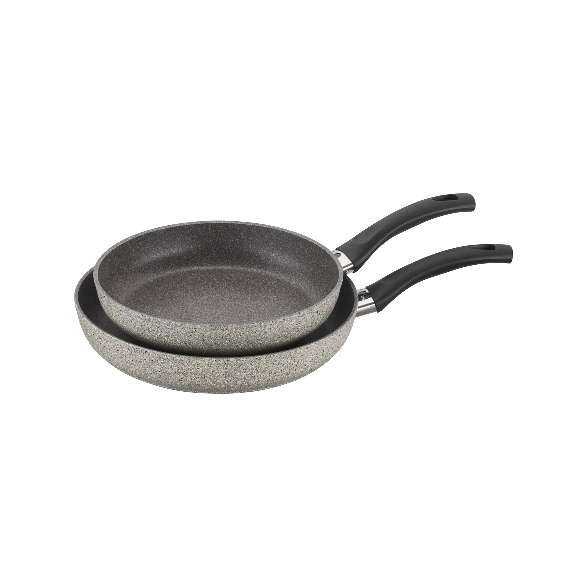 Photo 1 of **DENTED** BALLARINI PARMA by HENCKELS 2-pc Nonstick Pot and Pan Set, Made in Italy, Set includes 10-inch and 12-inch fry pan